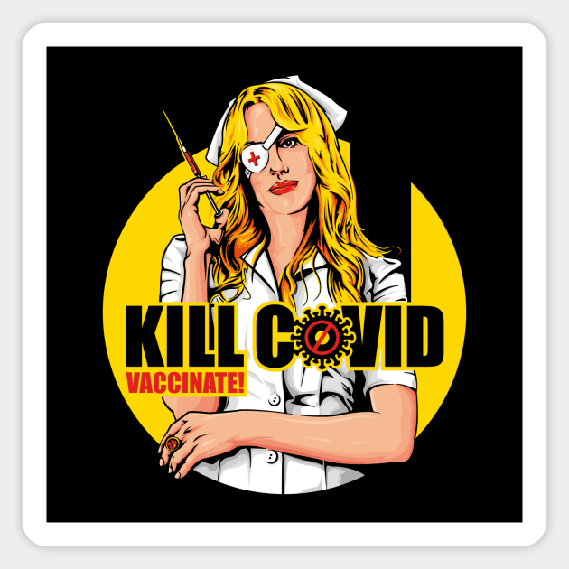 KILL COVID Sticker by CappO